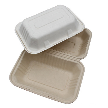 Disposable bagasse food container biscuit packaging sugarcane bagasse